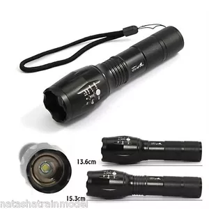 AloneFire CREE XML-T6 LED Military Tactical Torch with Zoom 2000 Lumen - Picture 1 of 1