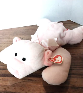TY Pillow Pal Oink The Pig Plush 14 inch Stuffed Animal With Hang Tag - Picture 1 of 3