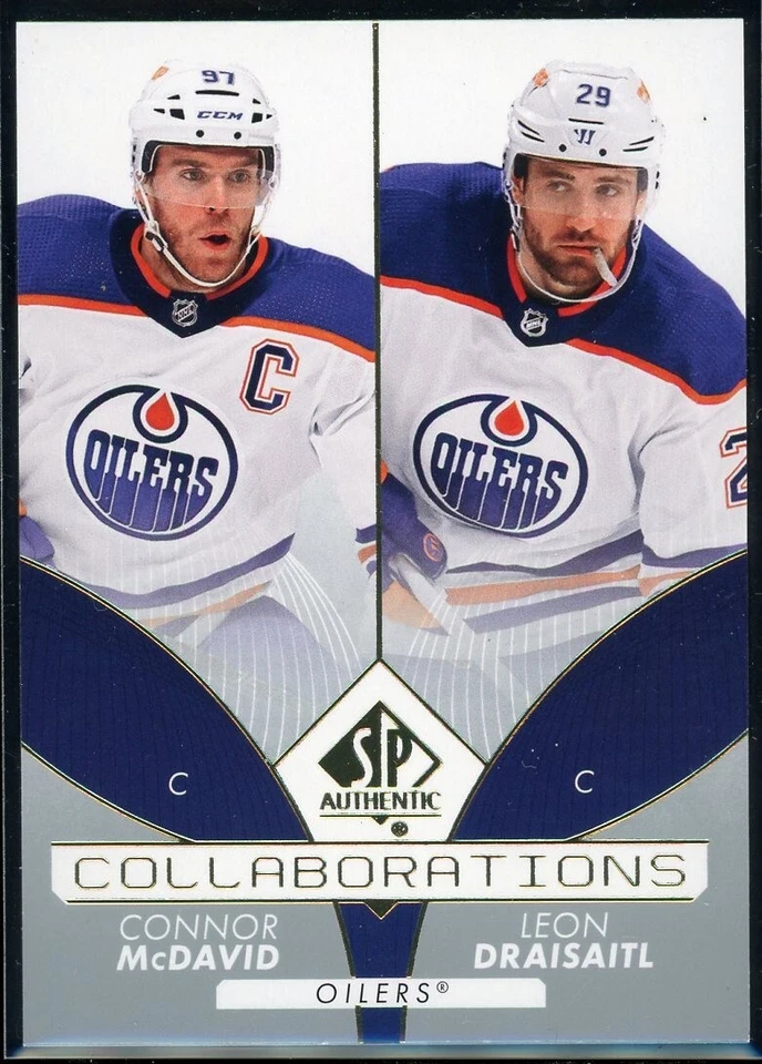2022-23 SP Authentic #C-1  Connor McDAVID & Leon DRAISAITL  COLLABORATIONS - Image 1 of 1
