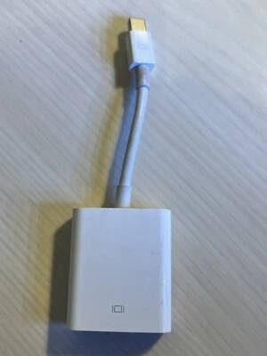 GENUINE Apple A1307 Thunderbolt (Mini DisplayPort) Male to VGA Adapter Female - Image 1 of 4