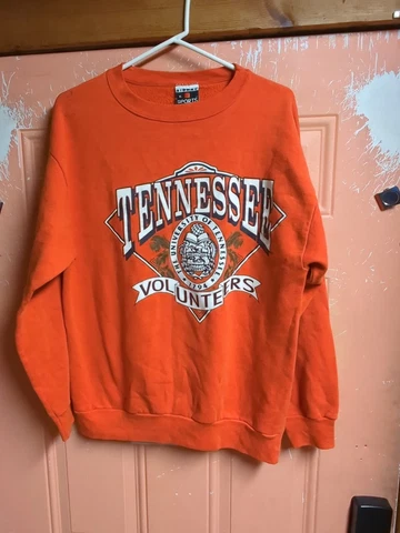 Vintage University Of Tennessee Volunteers Vols seal Sweatshirt Size large Cover
