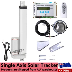 Solar Tracking Tracker Single Axis Kit &8" DC Linear Actuator &LCD Controller IG - Picture 1 of 12