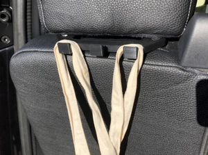 VW Transporter T4 T5 T6 Headrest Hooks Seat Back Coat Bag Shopping Carrier Stand - Picture 1 of 6