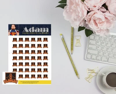 San Francisco Giants Planner Stickers - Image 1 of 2