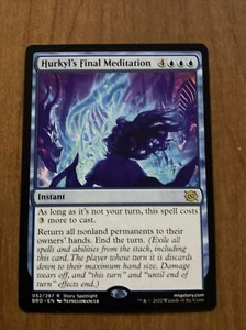 MTG Magic Hurkyl's Final Meditation Brothers War NM - Picture 1 of 1