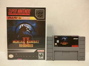 Mortal Kombat II Reloaded for Super Nintendo (SNES) - Picture 1 of 2