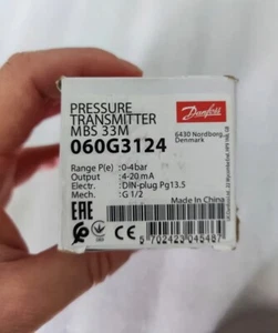  Sensor de presión Danfoss MBS 33M 060G3124 envío UPS - Imagen 1 de 2