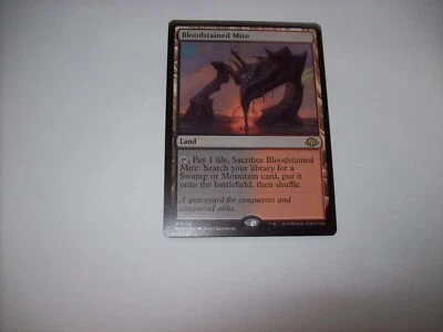 Bloodstained Mire Khans of Tarkir Regular Rare NM Free Ship & Tracked - Image 1 of 3