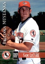 2005 Billings Mustangs Grandstand #34 Sam LeCure Centertown Missouri MO Card