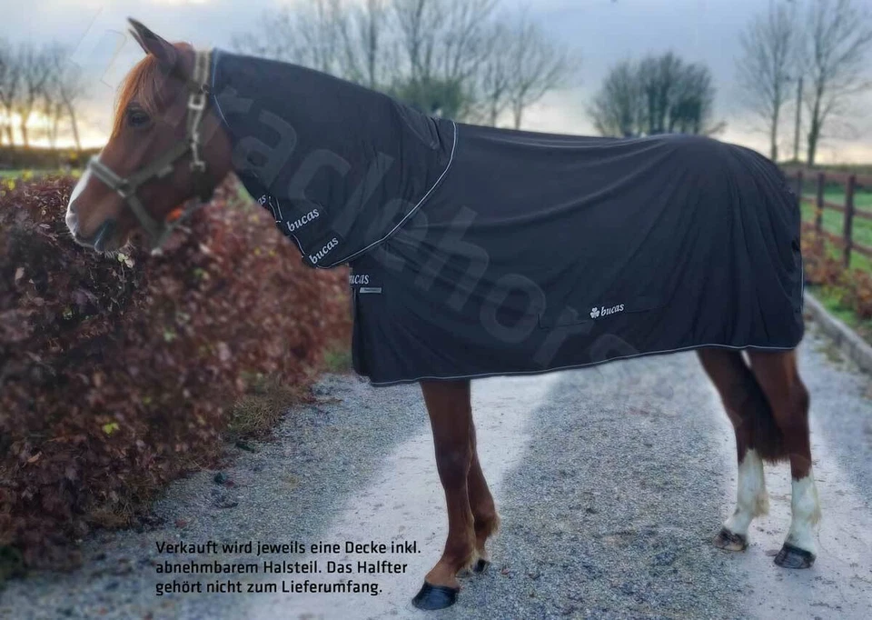 Bucas Power Cooler & Neck Abschwitzdecke Halsteil abnehmbar black - Bild 1 von 1