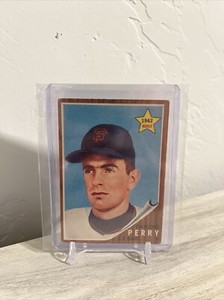 1962 TOPPS GAYLORD PERRY #199 ROOKIE CARD SAN FRANCISCO GIANTS