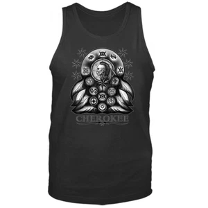 Camiseta sin mangas Cherokee Indian Native American Warrior Dream Catcher - Imagen 1 de 8