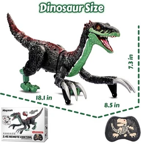 Remote Control Dinosaur Toys Jurassic Rechargeable 2.4Ghz RC Walking Robot - Picture 1 of 5