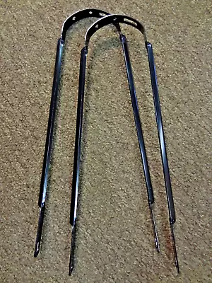 Braços Fender preto par 26 "balão bicicleta serve na maioria 26x2.125 quadro montagem  - Imagem 1 de 3