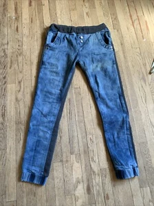 HENGSHENG JEANS Youth XL blue Joggers Gray Sweats Pack Pockets - Picture 1 of 10
