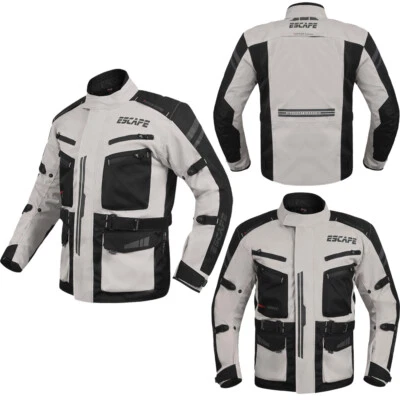 Mens Durable Waterproof motorcycle Jacket for adventures  CE Armor Riding Jacket - Image 1 of 4