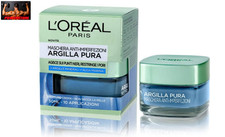 Loreal Paris - Argilla Pura MASCHERA Pulizia Viso Punti Neri - 50ml