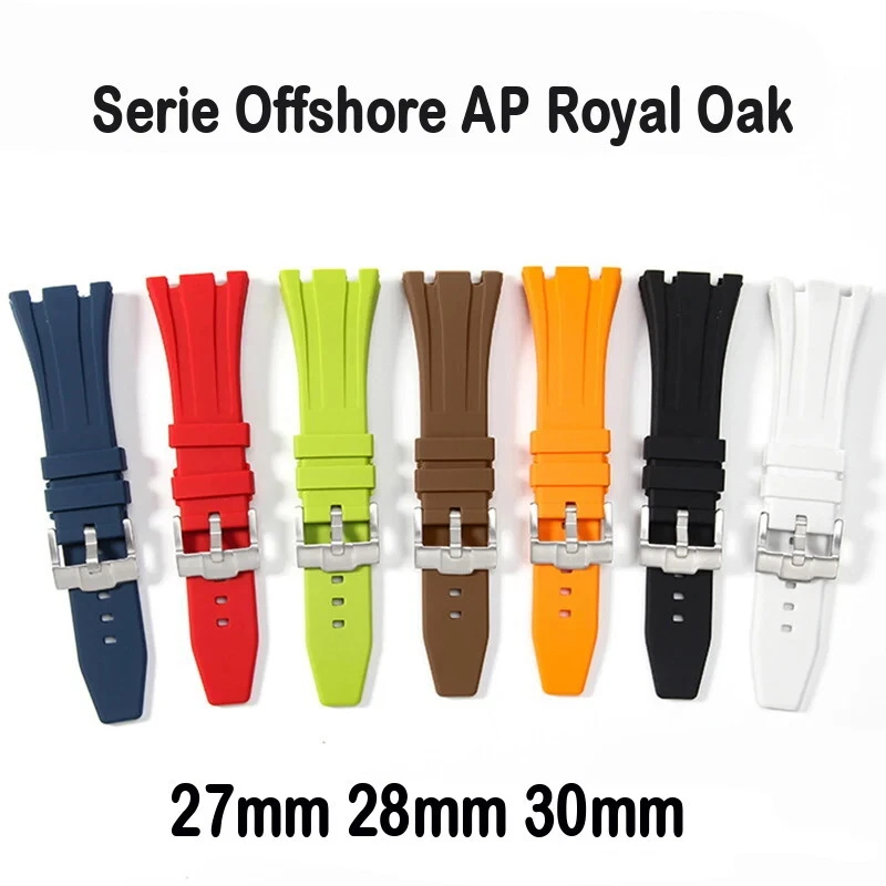 Bracelet de Montre Silicone X Offshore Audemars Piguet Royal Oak 27mm 28mm 30mm - Photo 1/4