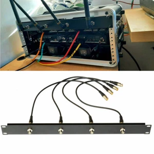 Kit de rack de antena de montaje frontal de 1U para Shure, Sennheiser, Audio Technica, Samson - Imagen 1 de 7