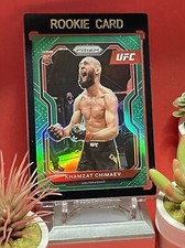 khamzat chimaev green prizm rookie rc “the wolf”