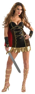 Playboy BUNNY WARRIOR Costume Cape Skirt Sword Gauntlet Adult Small Medium 2 4 6 - Image 1 of 2