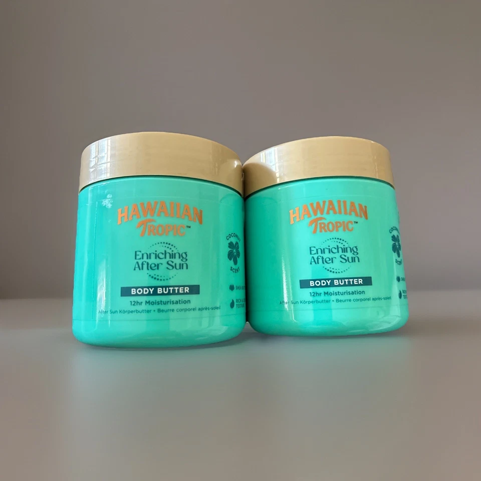 Set of 2 Hawaiian Tropic - Aftersun Body Butter Exotic Coconut 8.45oz ea New - Image 1 of 1
