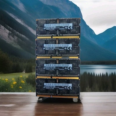 Micron 8GB 204Pin SO-DIMM DDR3LLaptop Memory Module (MT16KTF1G64HZ-1G6E2 - Image 1 of 4