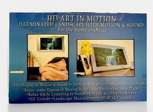 VTG HD Art in Motion Illuminated Landscape Wall Art – Motion, Light & Sound 19” - Picture 1 of 5