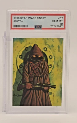 1996 Topps Star Wars Finest Jawas #57 PSA 10 GEM MINT - Image 1 of 2