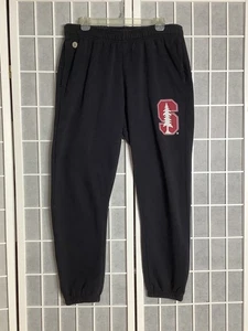 Pantalones deportivos negros grandes con cordón de la Universidad de Stanford Fall Rush - Imagen 1 de 5