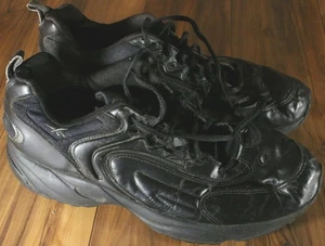 Vintage Reebok DMX Mens 13 Black Leather Sneakers RA 910Rll 11-50449 RARE - Picture 1 of 9