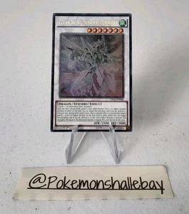 Clear Wing Synchro Dragon CROS-EN046 *DMG* 1st Ed Ghost Rare Yugioh Card - Picture 1 of 6