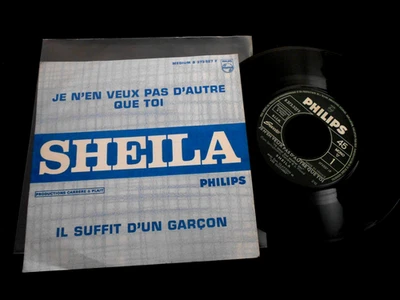 SHEILA/JE N'EN VEUX PAS D'AUTRE QUE TOI/JUKEBOX/PHILIPS/FRENCH PRESS SP 7" - Image 1 of 2