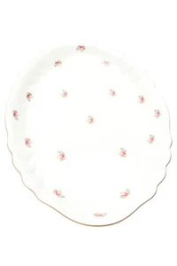 Weimarer Porzellan Piatto da Portata 22 cm Motivo Floreale - Foto 1 di 2