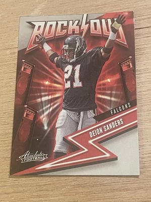 2023 Panini Absolute - Rock Out Deion Sanders #5 - Image 1 of 2