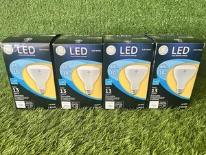 4-Pack,GE LED Flood Light Bulbs,65 Watt,Dimmable,Soft White,10W - Picture 1 of 4