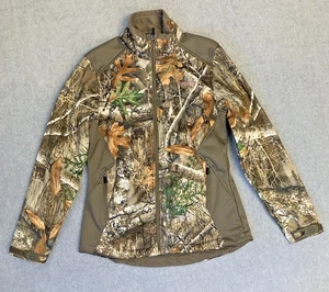 Magellan Camo Zip Jacket Womens M RealTree Hunting Zip Pockets Slimming - Picture 1 of 14