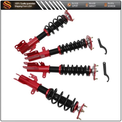 For Toyota Camry 1995-2001 Coilovers Shock Adj Height Suspension Springs Kits Foto 1 de 4