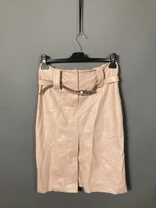 DKNY LEATHER Skirt - Size Small W28 - Pink - Great Condition - Women’s - Picture 1 of 4