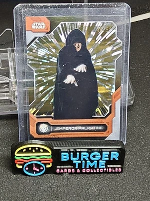 2024 Topps High Tek Star Wars Emperador Palpatine Cracked Ice Gold 40/50 Foto 1 de 3