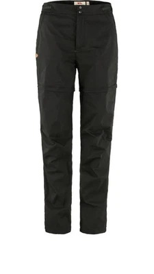 Pantalones con cremallera FJÄLLRÄVEN KÅNKEN para mujer Abisko Hike NEGROS Foto 1 de 4