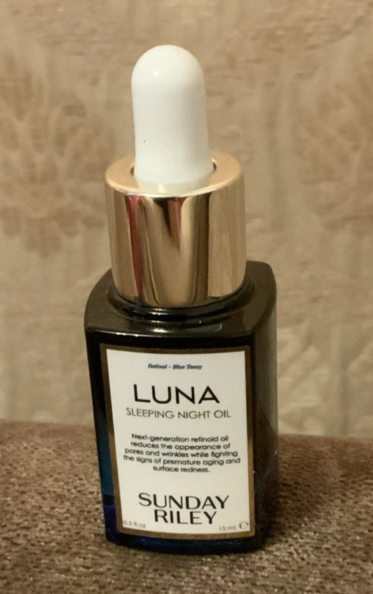 NEW Sunday Riley Luna Sleeping Night Oil 15ml Anti-Ageing Reduces Wrinkles £45
