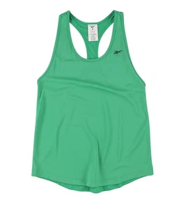 Reebok Womens US Performance Mesh Racerback Tank Top, Green, Small - Picture 1 of 2