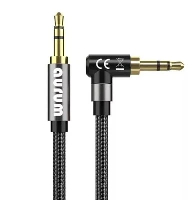 AURUM Cavo Aux Cavo Cuffie Audio Stereo Cavo Jack 3,5mm Jack Angolo Connettore