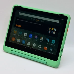 Amazon Fire HD 10 Kids Pro 10.1" 13th Generation 32GB Tablet - Mint Green (B) - Picture 1 of 11