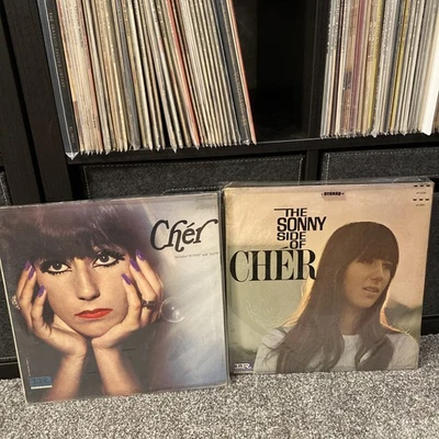 Cher Imperial 2 LP Lot The Sonny Side of Cher 1965 Original vinyl LP 12301 /9320 - Image 1 of 4