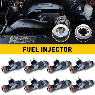 8pcs Fuel Injector For 2007-09 Chevrolet Avalanche Tahoe Silverado/Suburban 1500 — 第 1/4 张图片