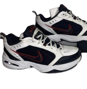 Nike Air Monarch IV Größe 11,5 schwarz weiß Training Turnschuhe Laufen 415445-101 gebraucht, in einwandfreiem Zustand - Bild 1 von 14
