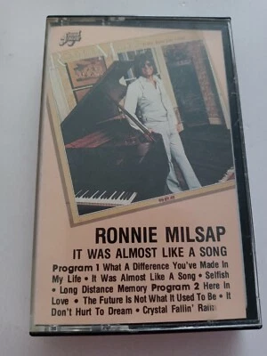 Ronnie Milsap - It Was Almost Like A Song (1977 Album; Audio Cassette, 1987)  - Image 1 of 4