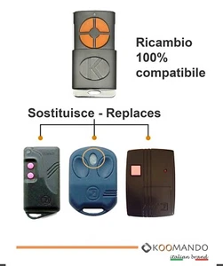 Télécommande Multikoo Slide Compatible Avec Lot W 433 Et Lot XW 433 - Imagen 1 de 8